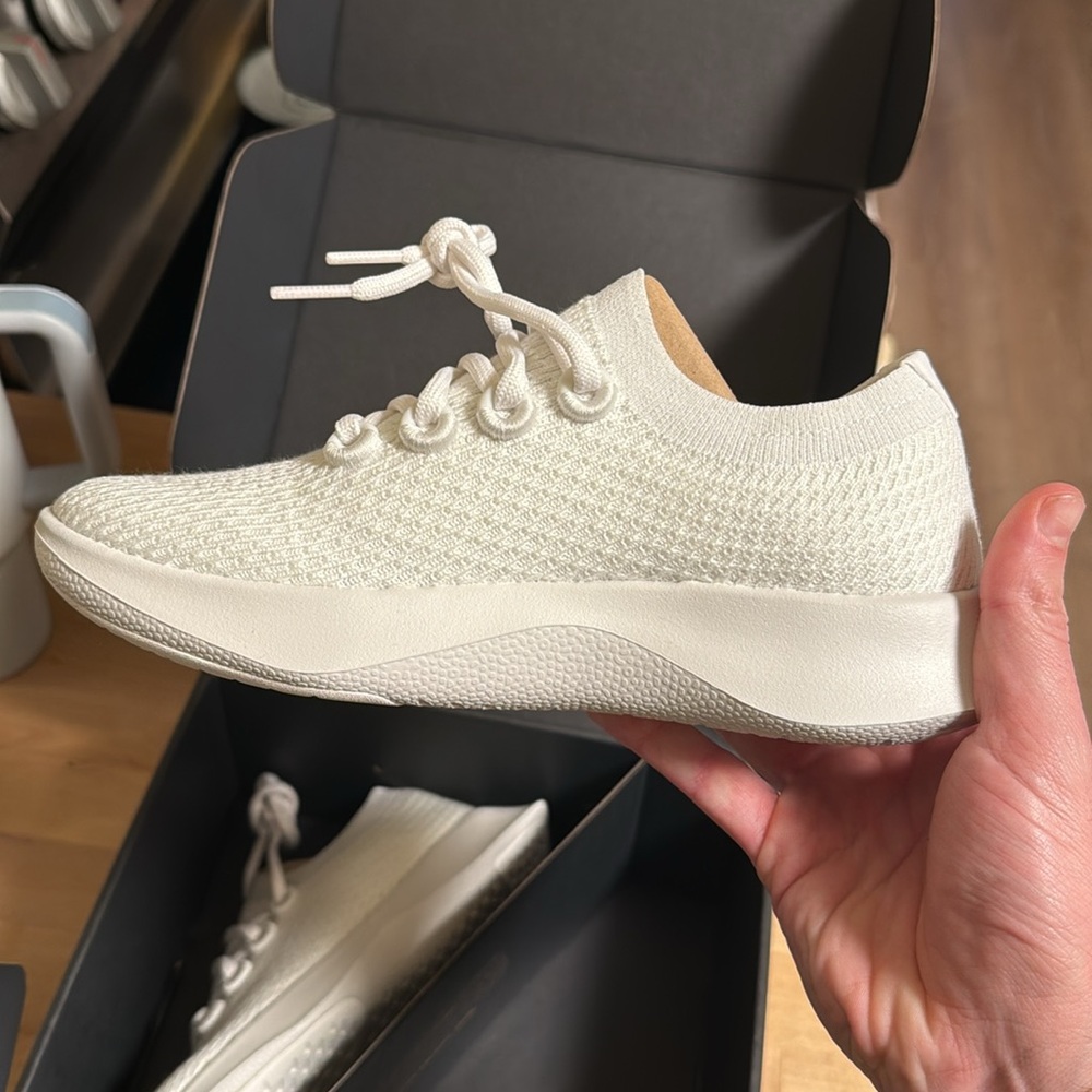 Allbirds Tree Dashers Blizzard (White) US W6.5 - Picture 2 of 8